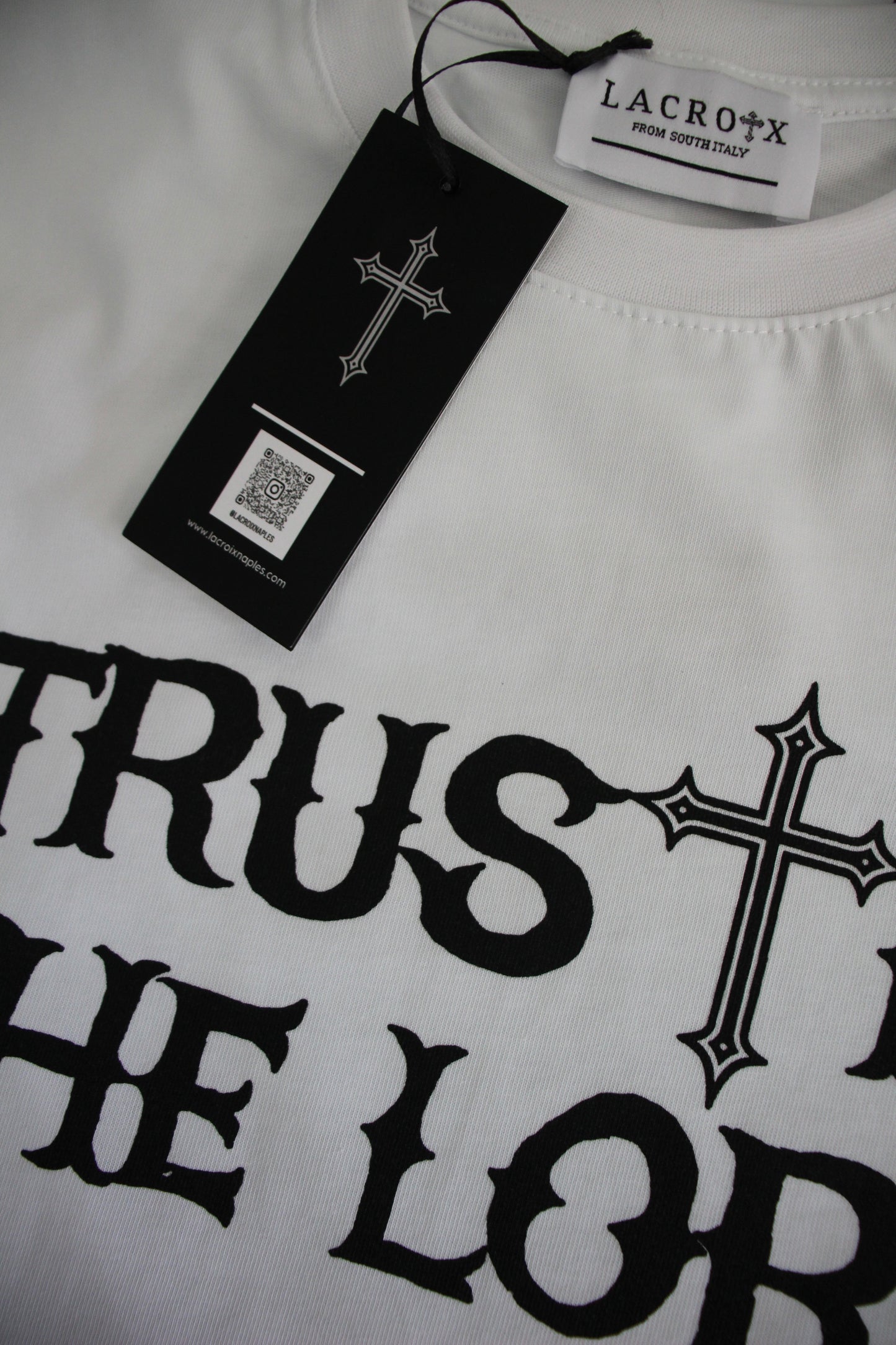 TRUST IN THE LORD - WHITE TEE | LA CROIX x UNDERGROUND