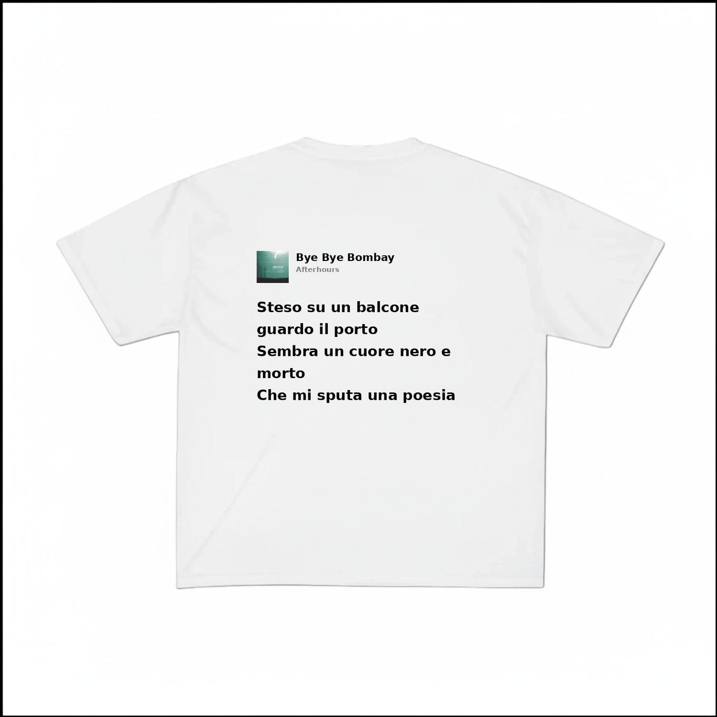 BYE BYE BOMBAY - AFTERHOURS | BASIC TEE