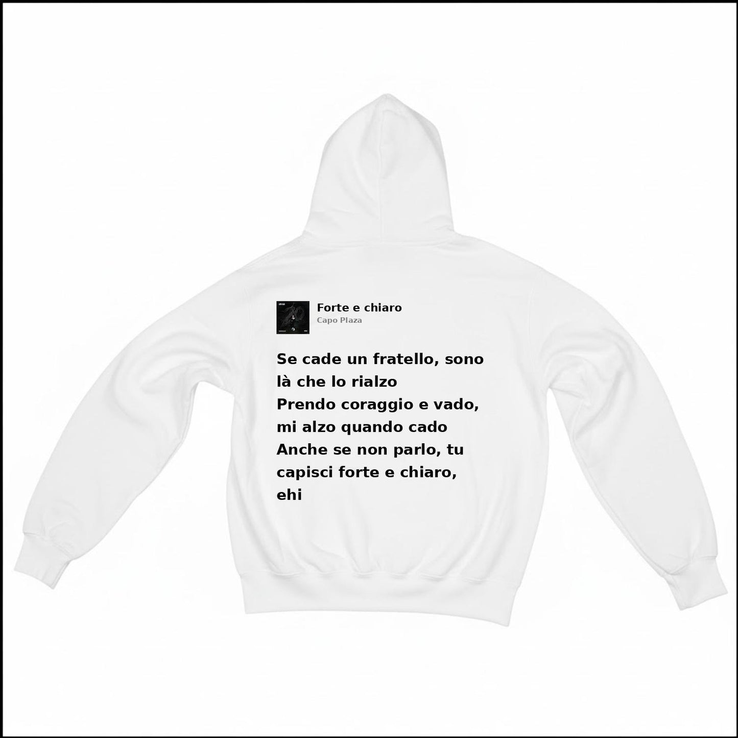 FORTE E CHIARO - CAPO PLAZA | BASIC HOODIE