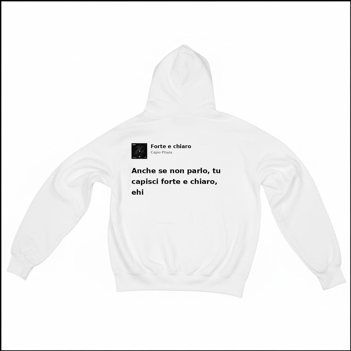 FORTE E CHIARO - CAPO PLAZA | BASIC HOODIE