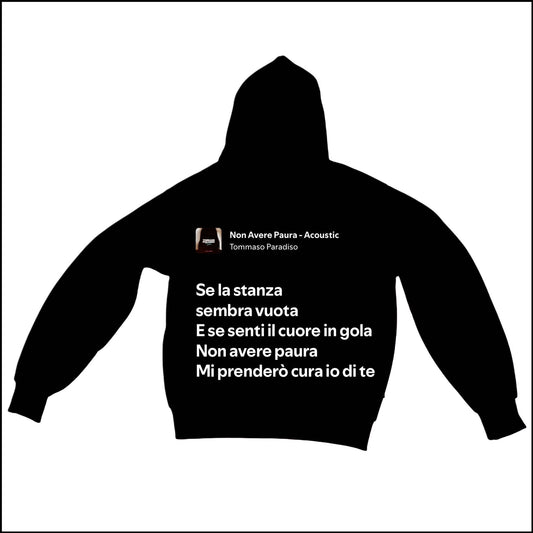 NON AVERE PAURA - TOMMASO PARADISO | BASIC HOODIE