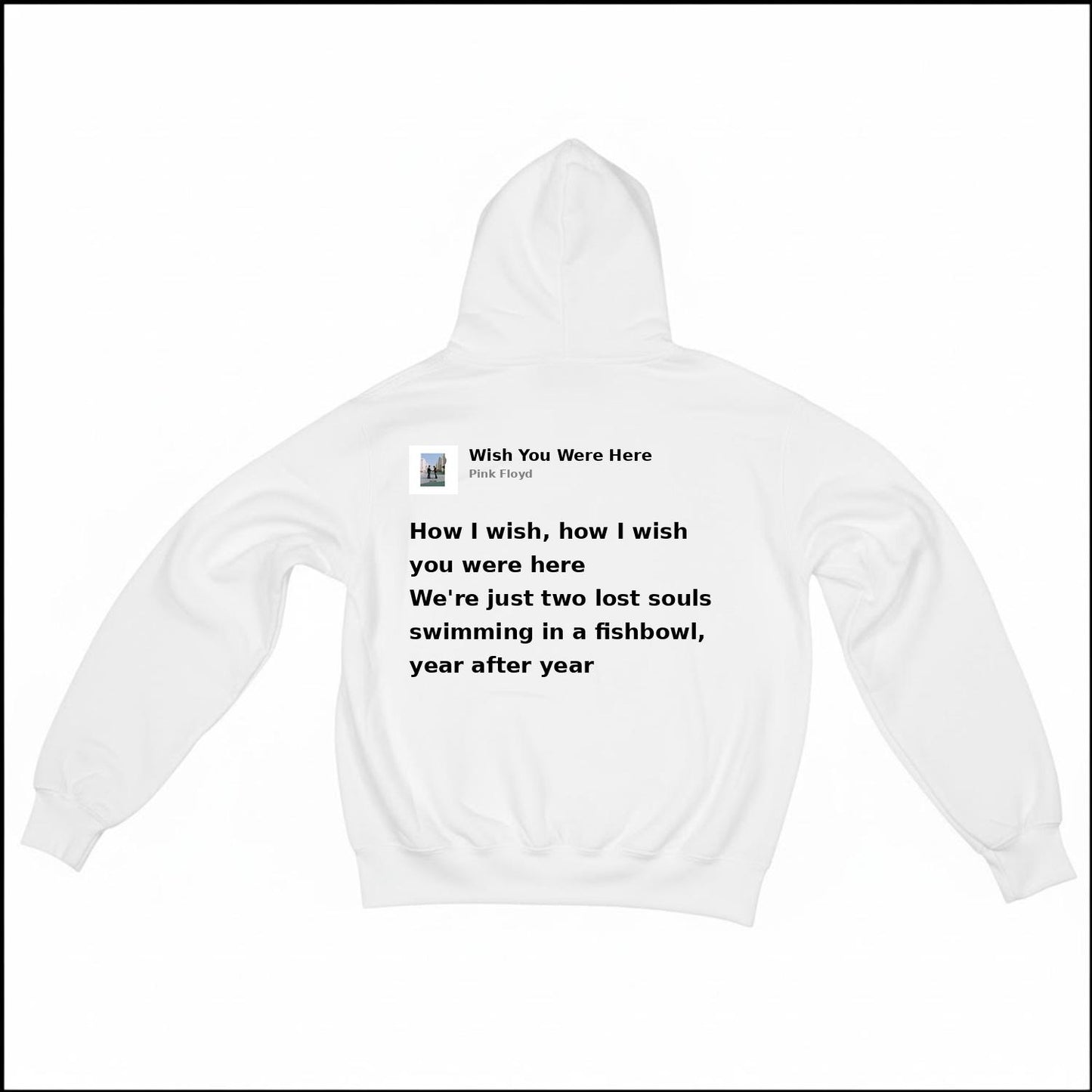 WISH YOU WERE HERE - PINK FLOYD | BASIC HOODIE