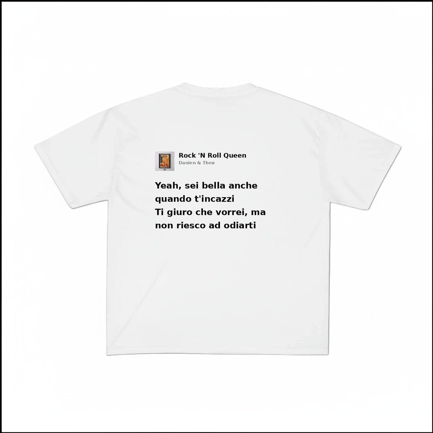 ROCK 'N ROLL QUEEN - DANIEN & THEØ | BASIC TEE