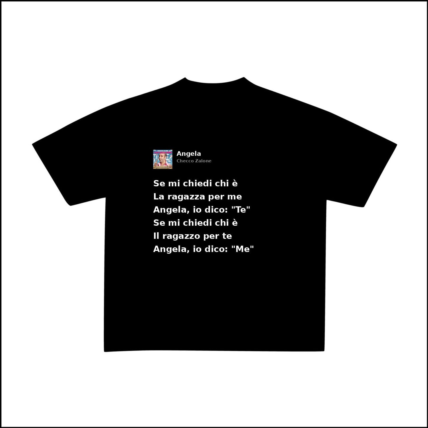 ANGELA - CHECCO ZALONE | BASIC TEE