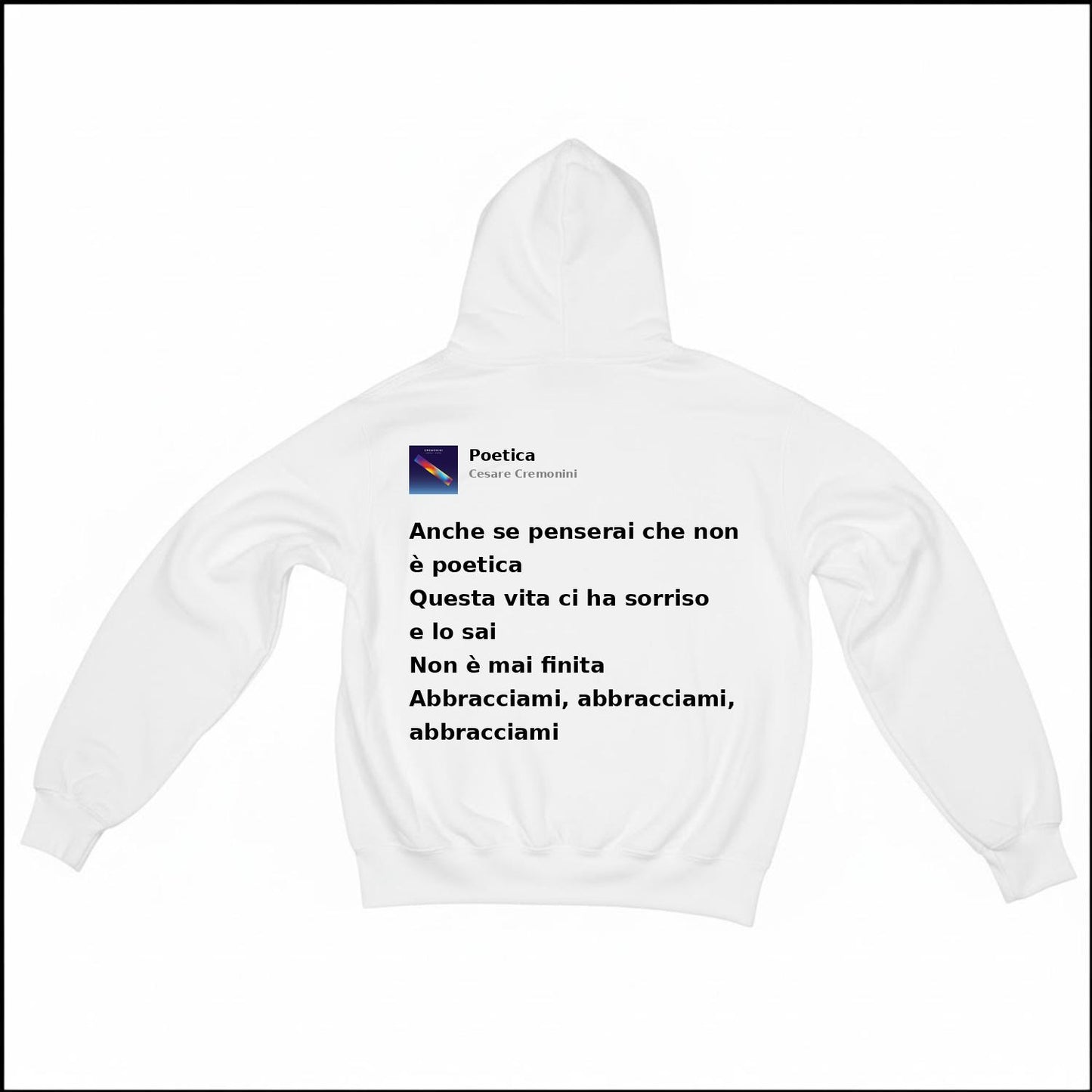 POETICA - CESARE CREMONINI | BASIC HOODIE