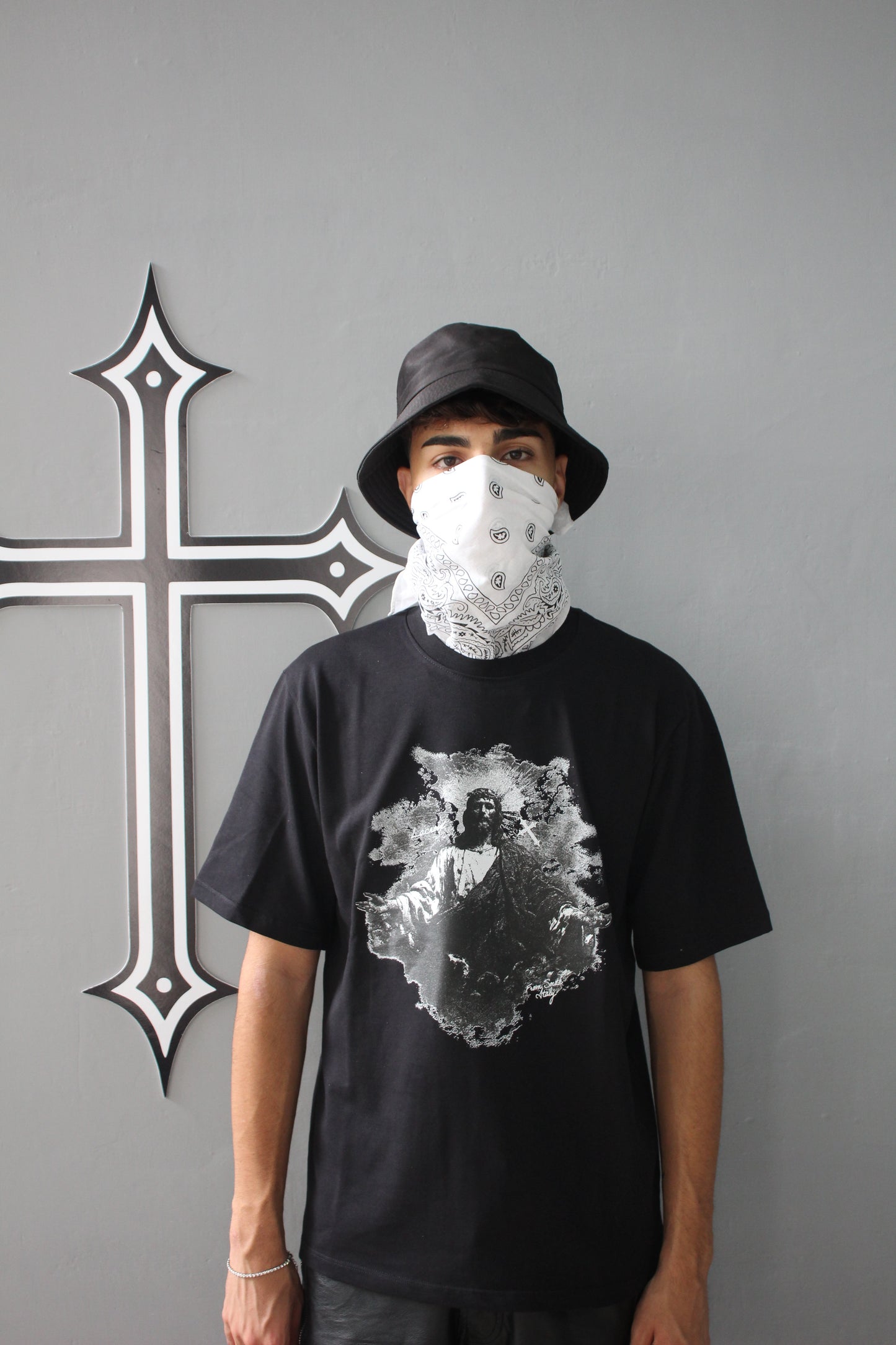 JESUS MERCY - BLACK TEE | LA CROIX x UNDERGROUND