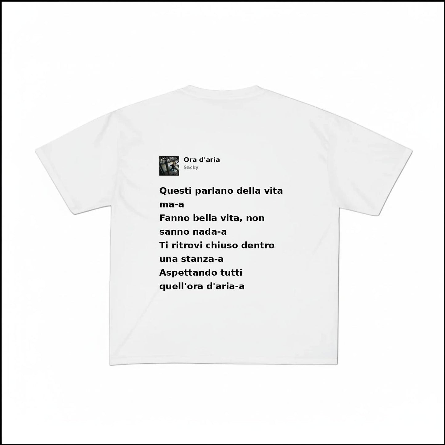 ORA D'ARIA - SACKY | BASIC TEE