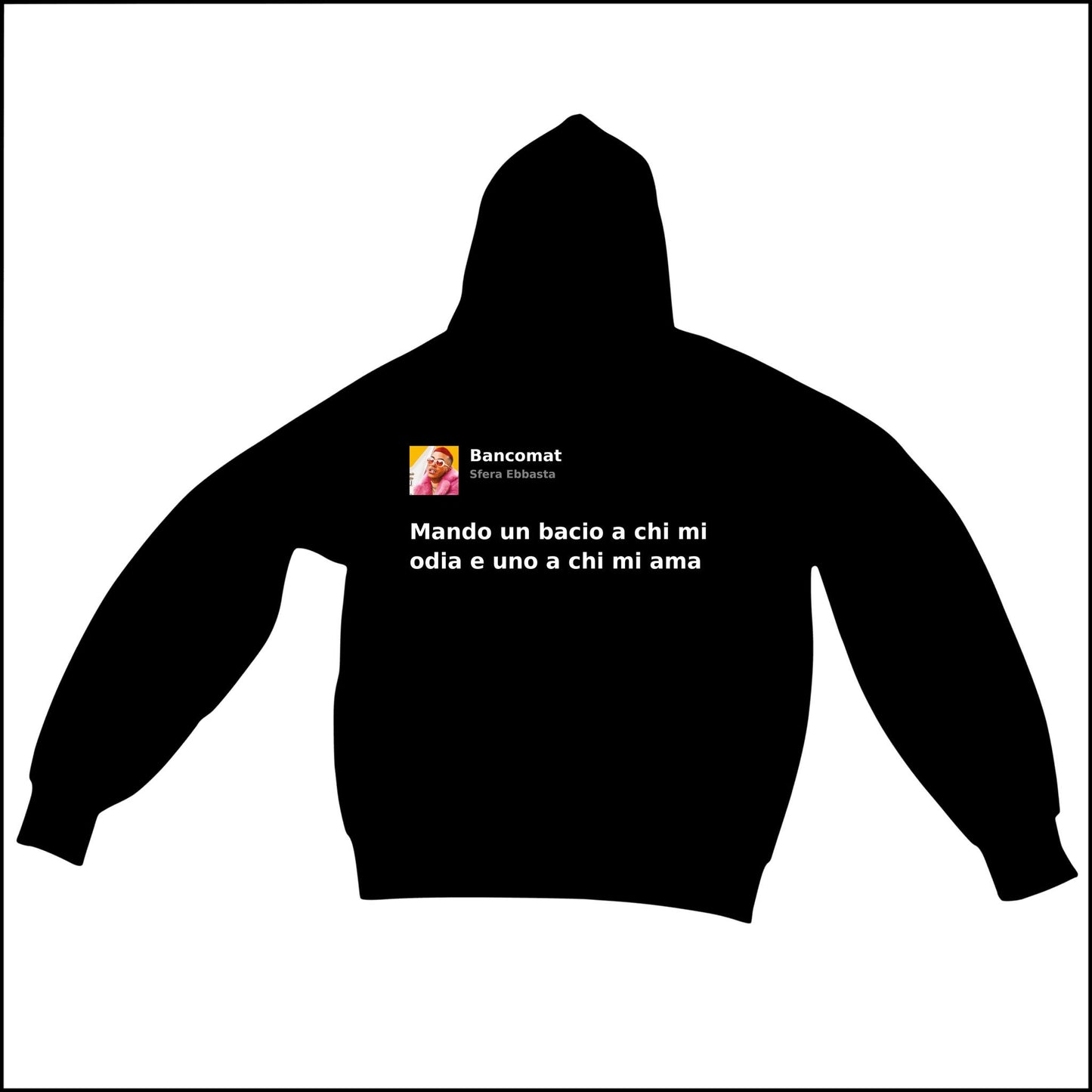 BANCOMAT - SFERA EBBASTA | BASIC HOODIE