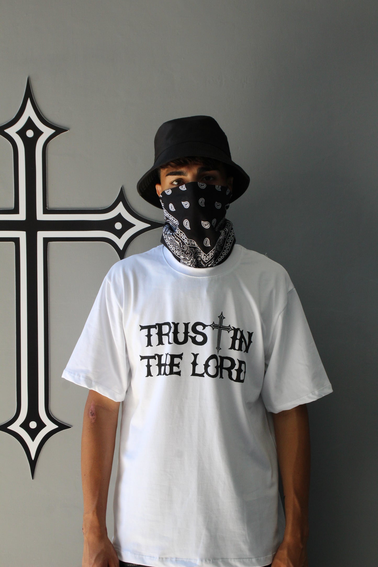 TRUST IN THE LORD - WHITE TEE | LA CROIX x UNDERGROUND