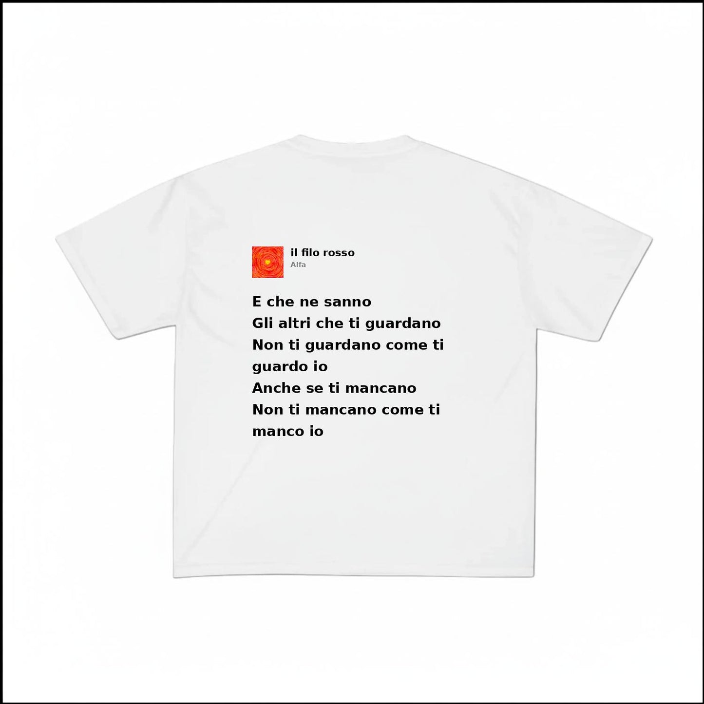 IL FILO ROSSO - ALFA | BASIC TEE