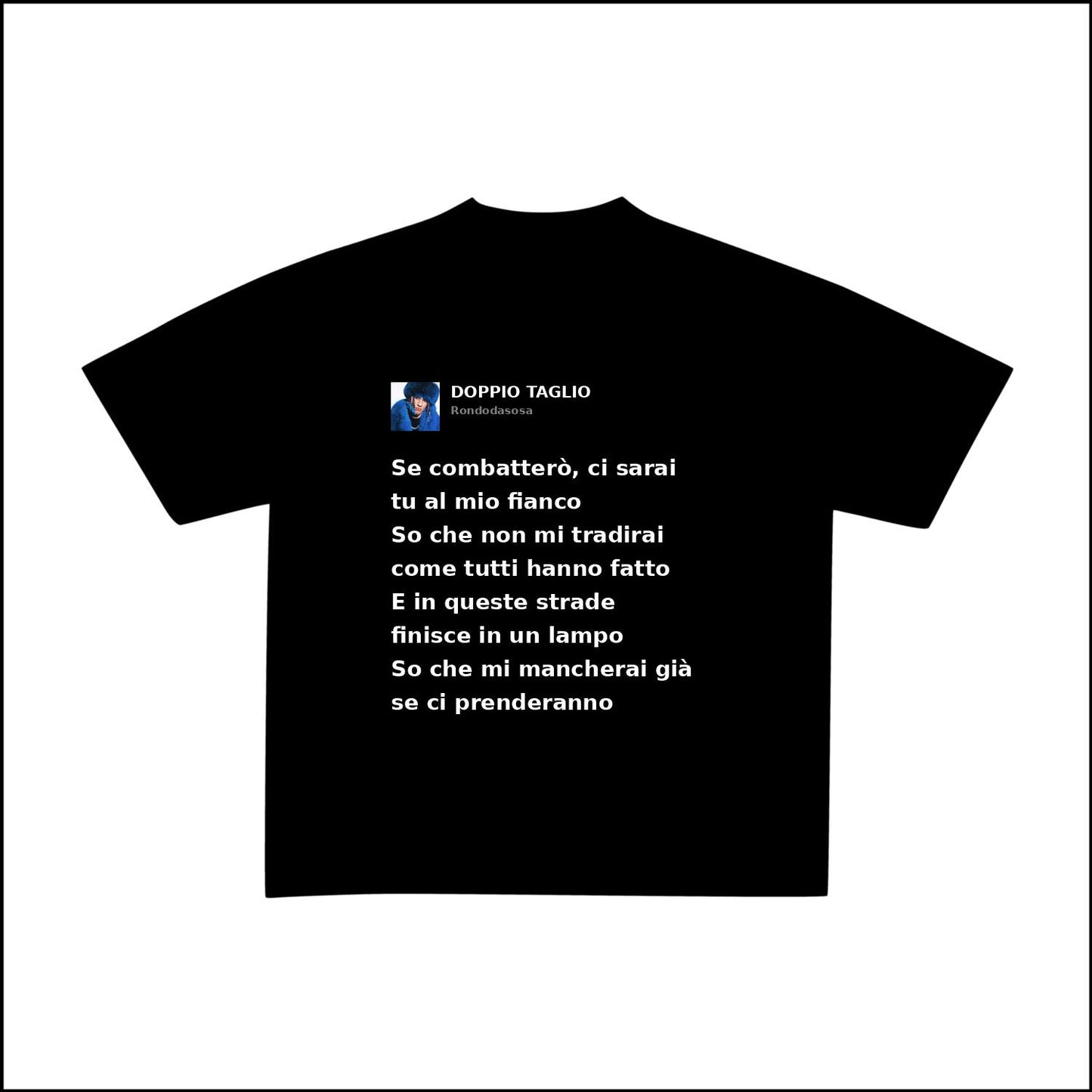 DOPPIO TAGLIO - RONDODASOSA | BASIC TEE