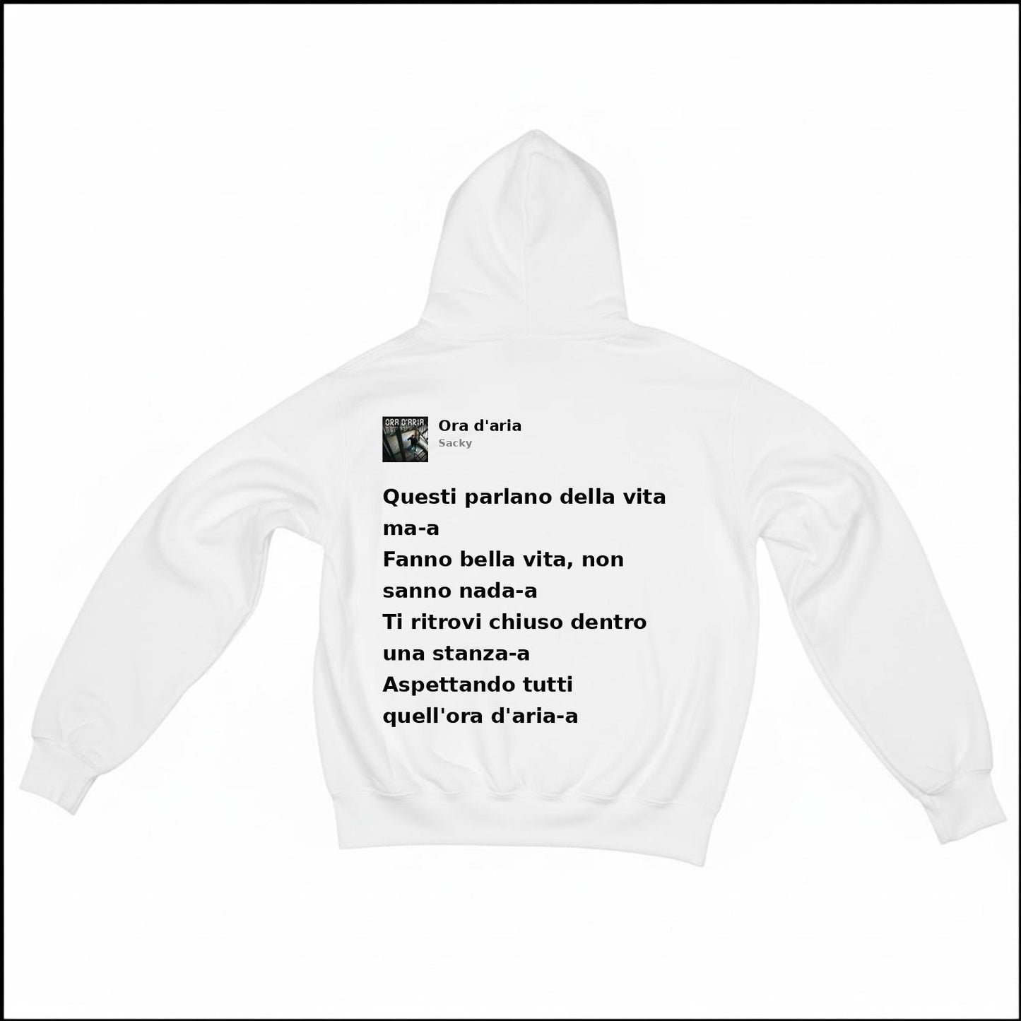 ORA D'ARIA - SACKY | BASIC HOODIE