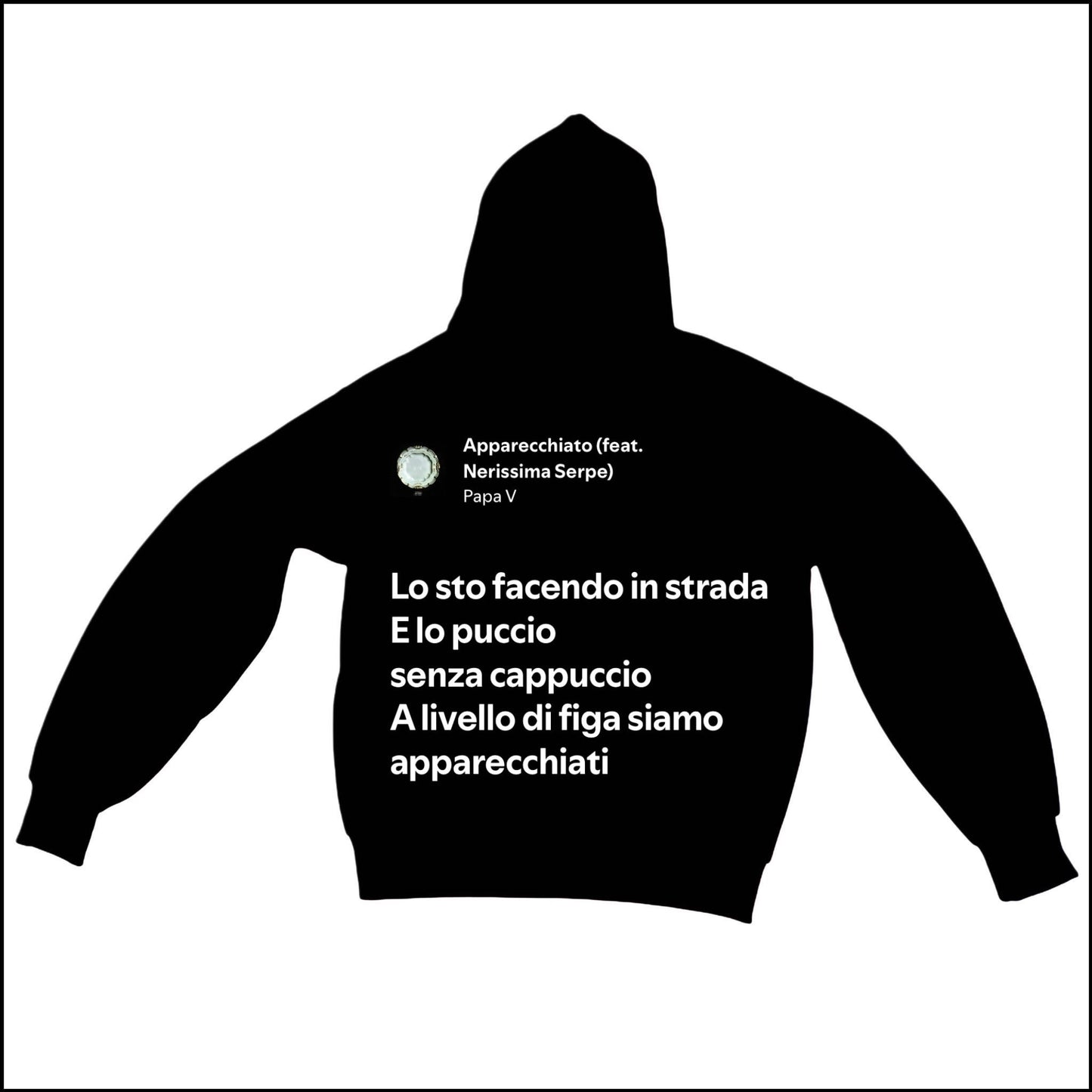 APPARECCHIATO - PAPA V | BASIC HOODIE