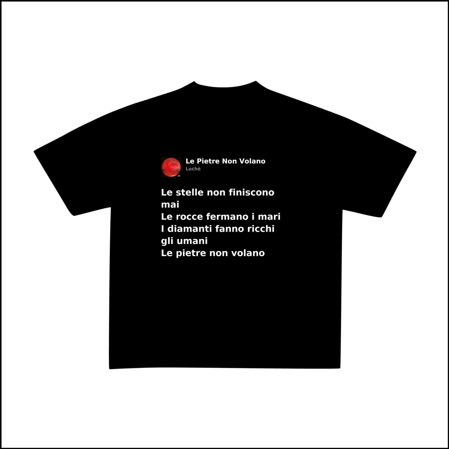 LE PIETRE NON VOLANO - LUCHÈ | BASIC TEE
