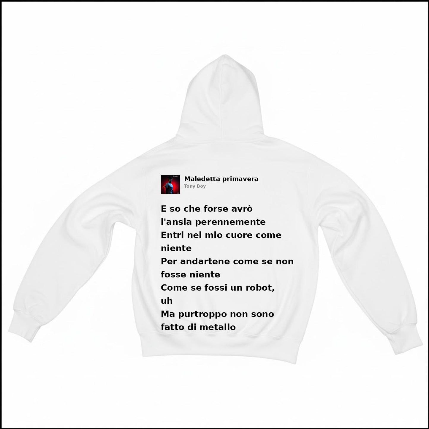 MALEDETTA PRIMAVERA - TONY BOY | BASIC HOODIE