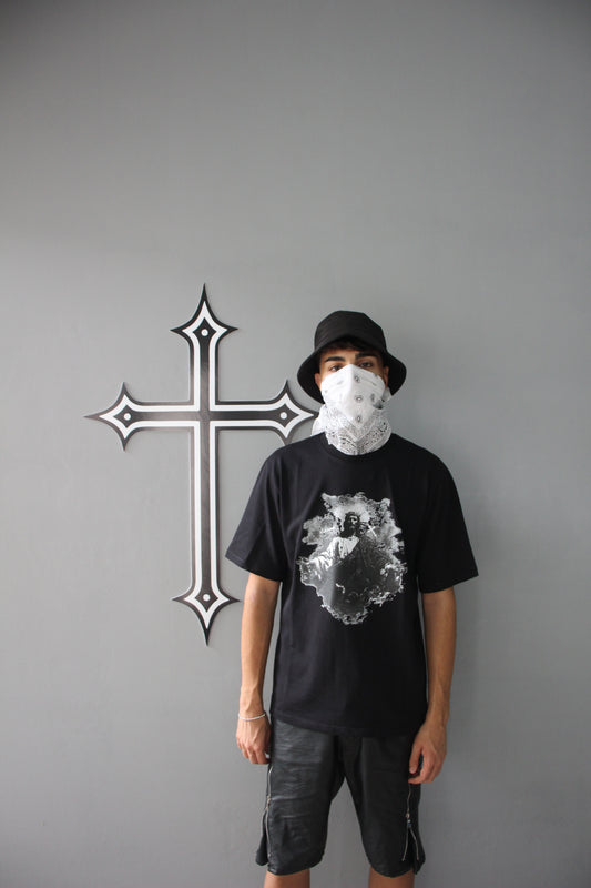 JESUS MERCY - BLACK TEE | LA CROIX x UNDERGROUND