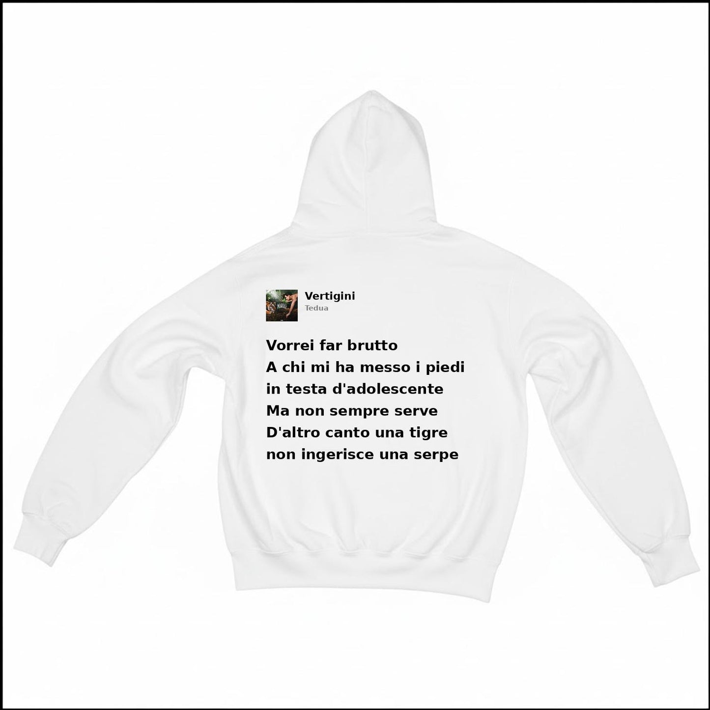 VERTIGINI - TEDUA | BASIC HOODIE
