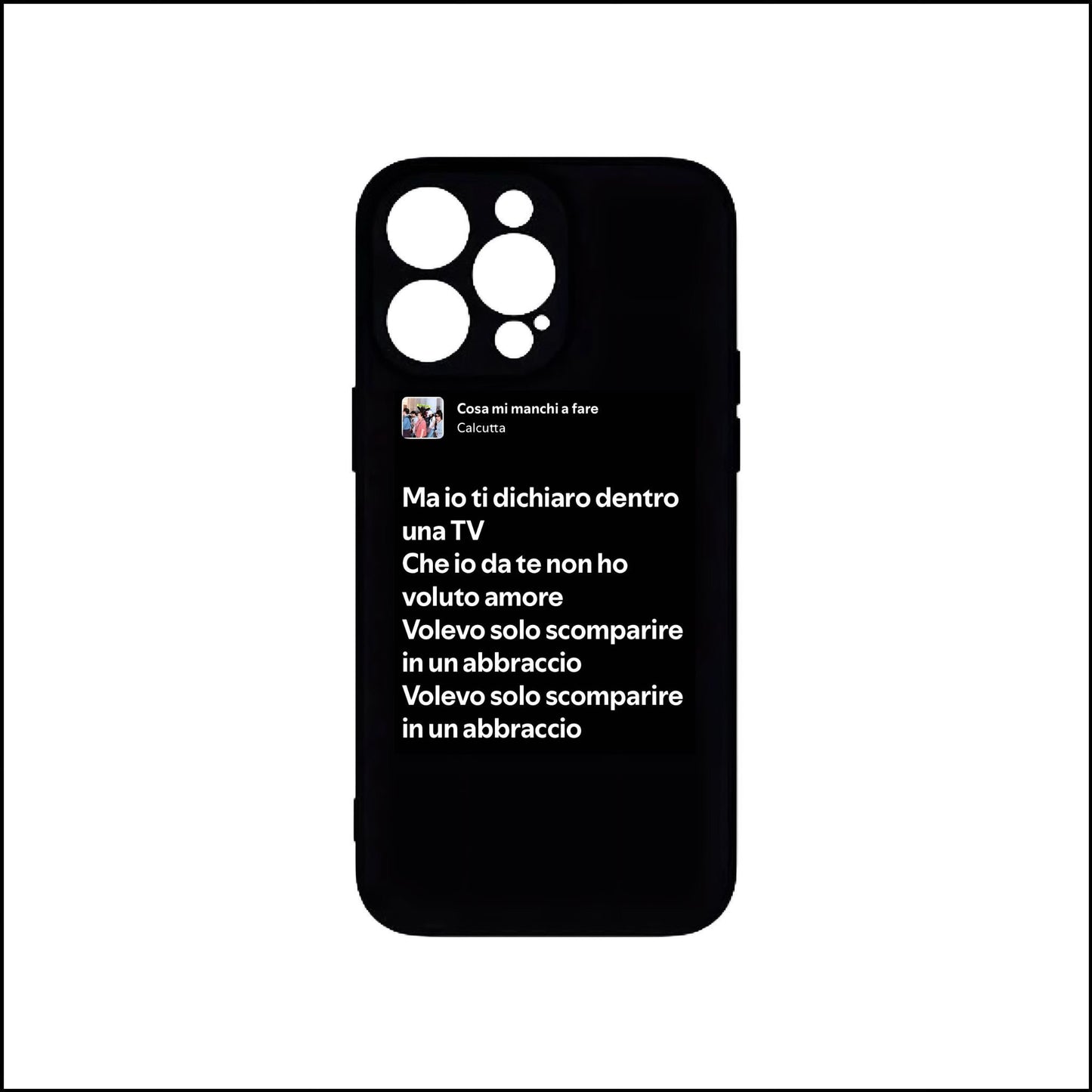 COSA MI MANCHI A FARE - CALCUTTA | BASIC COVER