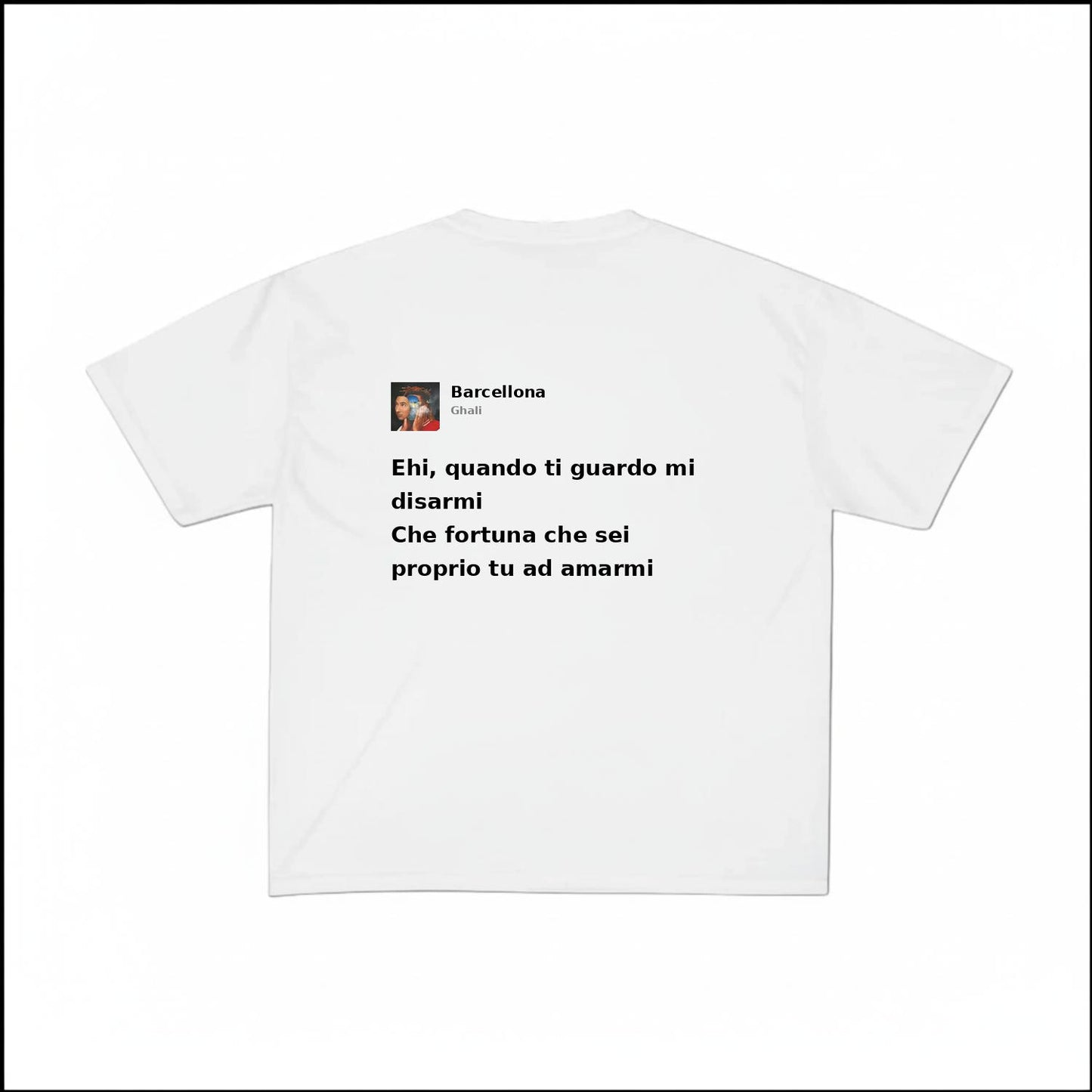 BARCELLONA - GHALI | BASIC TEE