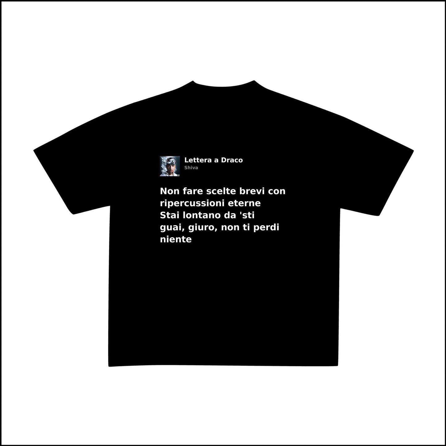 LETTERA A DRACO - SHIVA | BASIC TEE