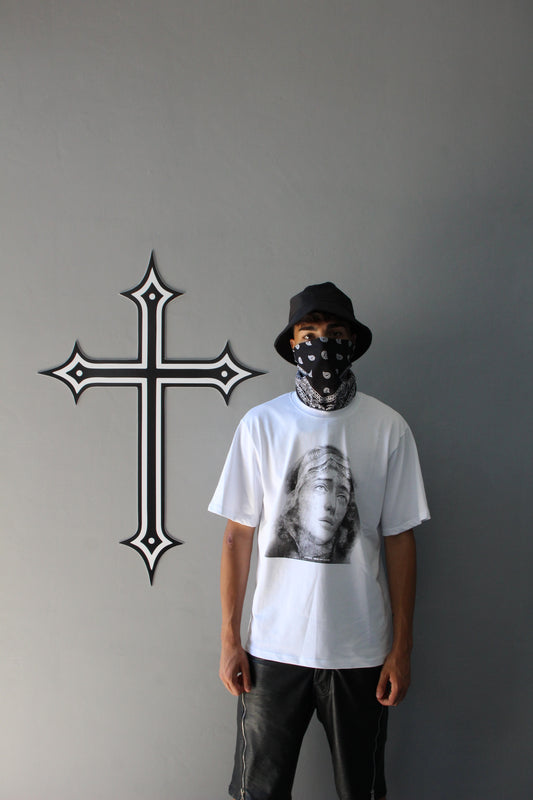 VIRGIN MARY - WHITE TEE | LA CROIX x UNDERGROUND