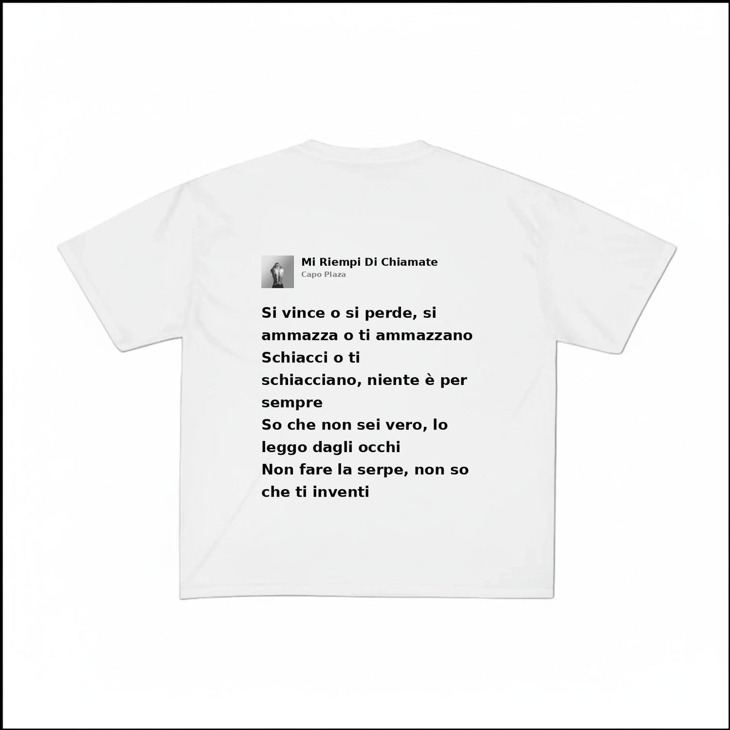 MI RIEMPI DI CHIAMATE - CAPOPLAZA | BASIC TEE
