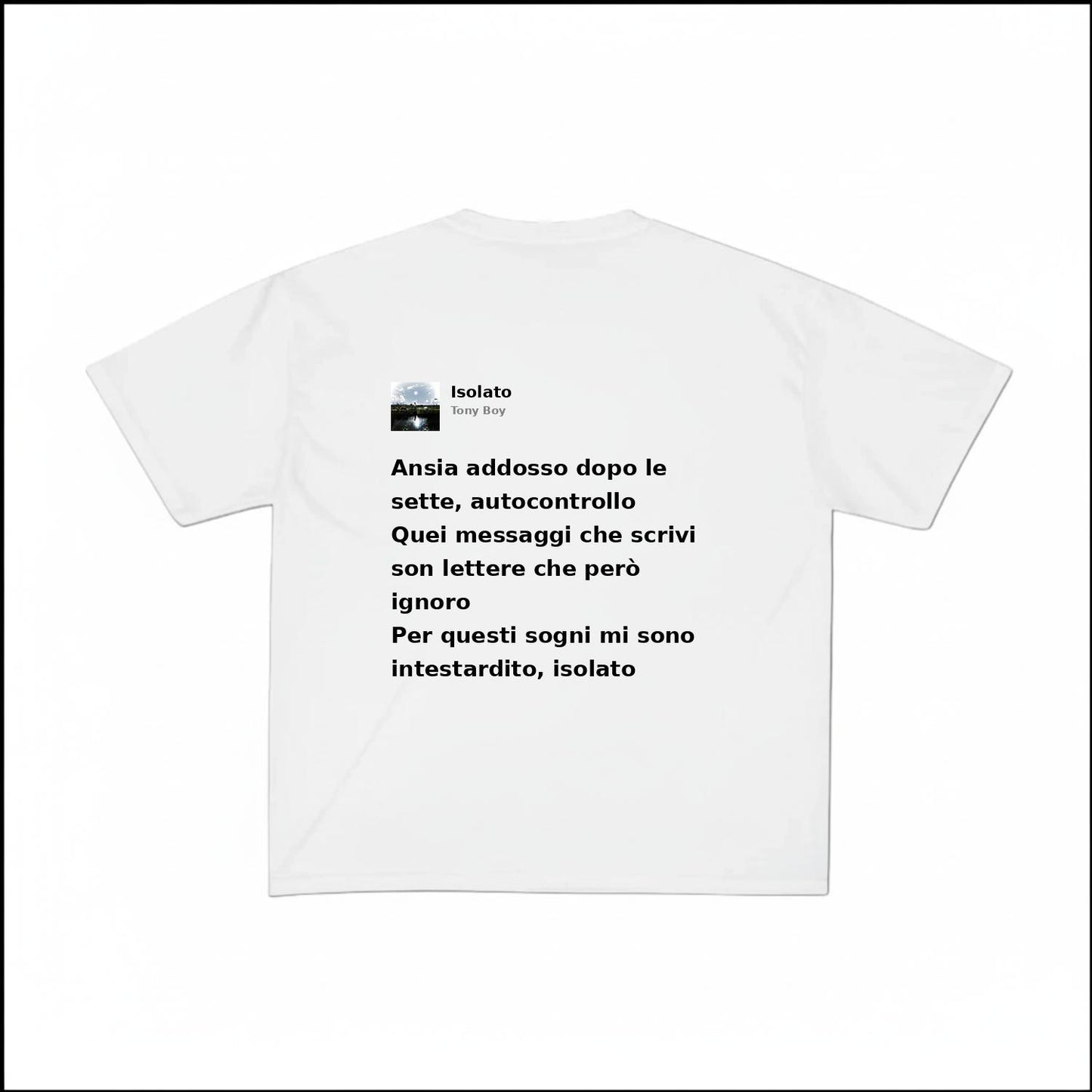 ISOLATO - TONY BOY | BASIC TEE