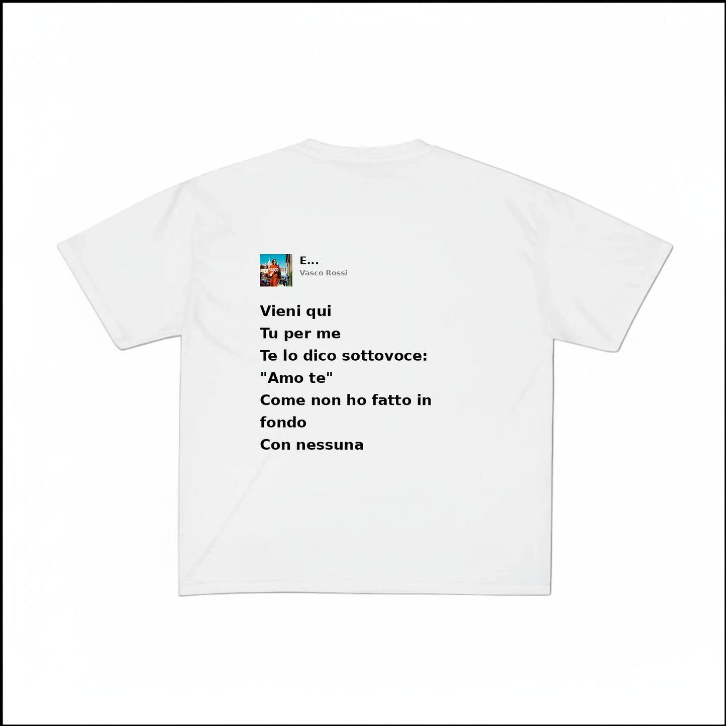 E... - VASCO ROSSI | BASIC TEE