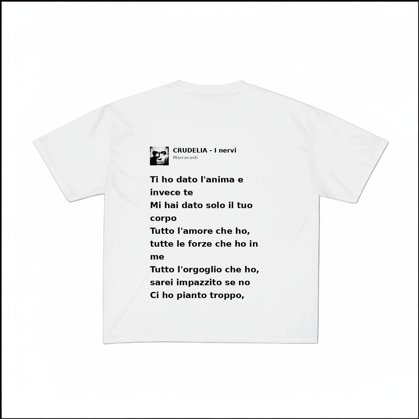 CRUDELIA - I NERVI - MARRACASH | BASIC TEE