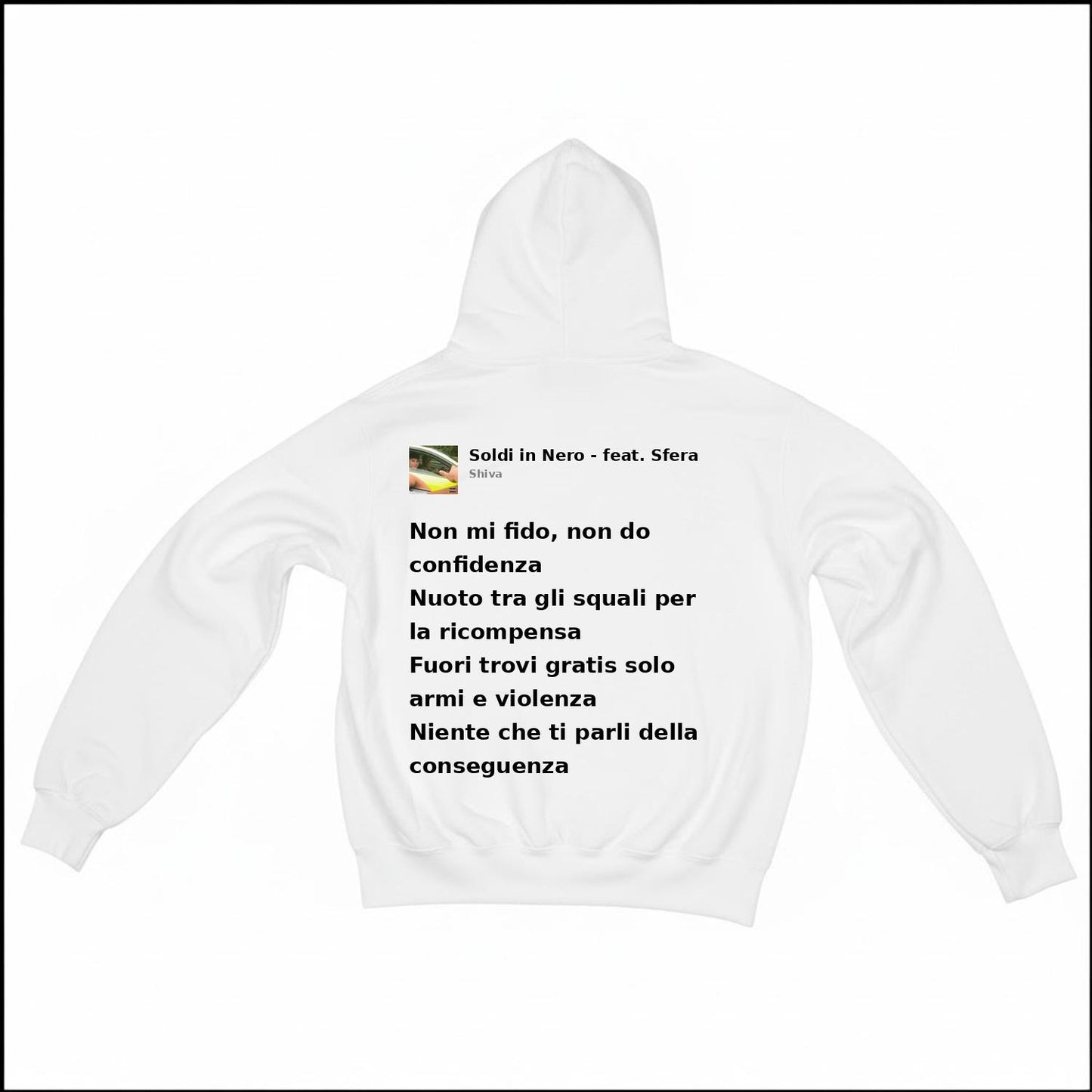 SOLDI IN NERO - FEAT. SFERA - SHIVA | BASIC HOODIE