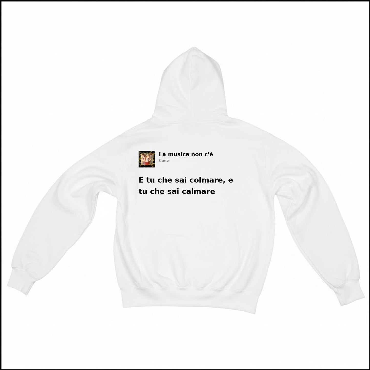 LA MUSICA NON C'È - COEZ | BASIC HOODIE
