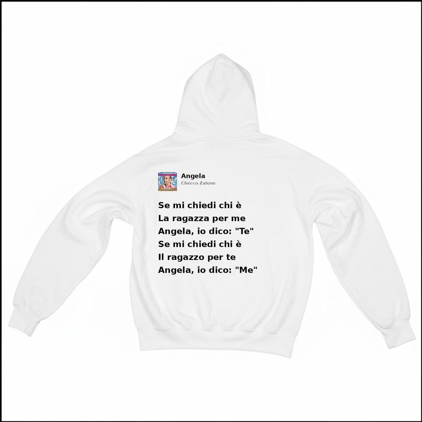 ANGELA - CHECCO ZALONE | BASIC HOODIE