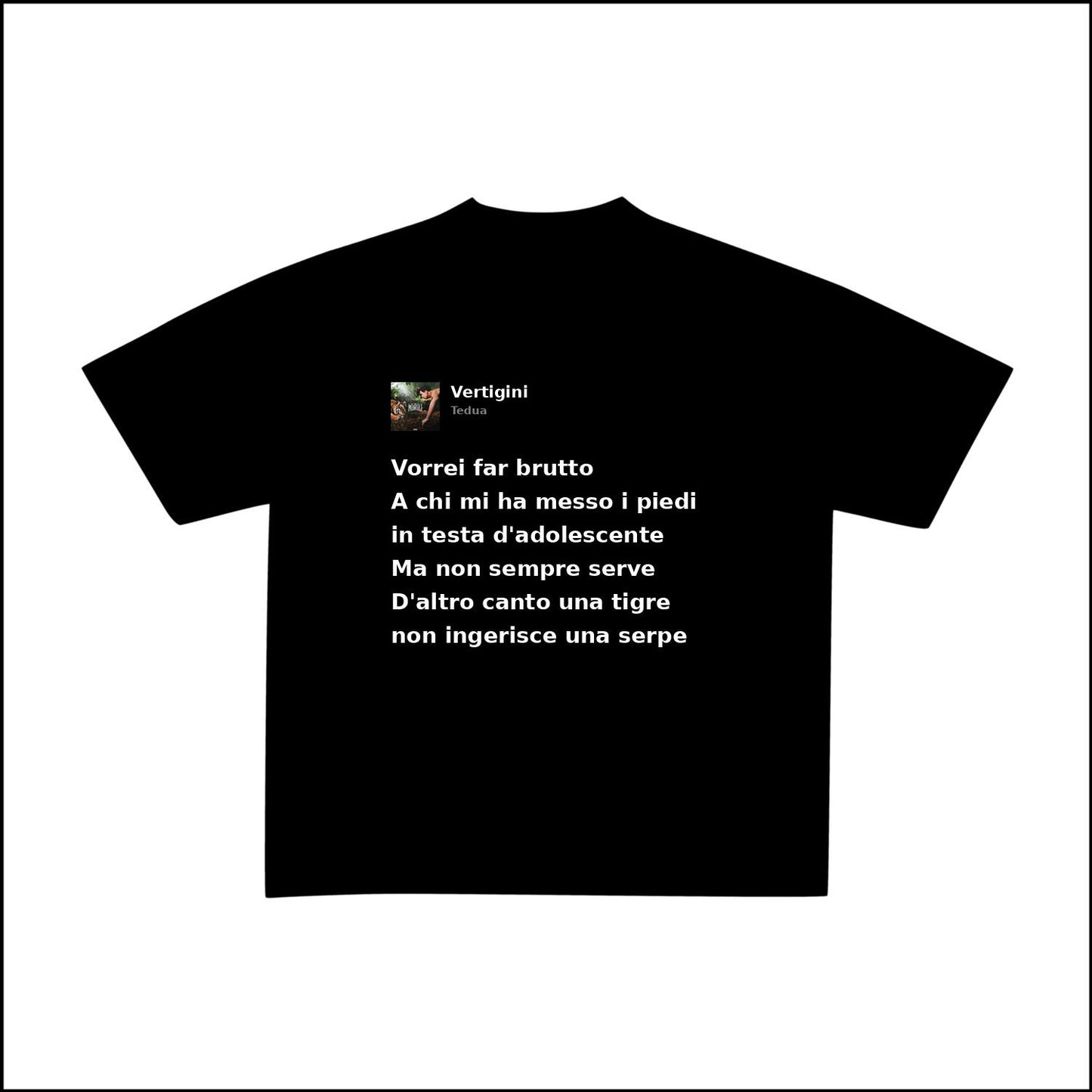 VERTIGINI - TEDUA | BASIC TEE