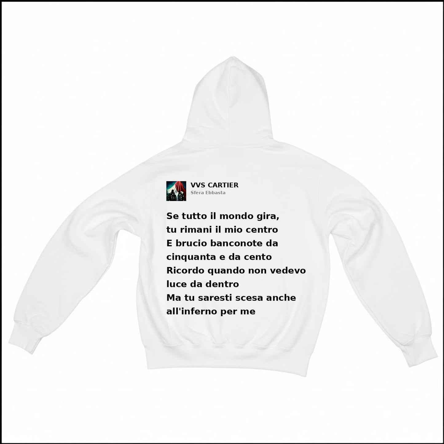 VVS CARTIER - SFERA EBBASTA | BASIC HOODIE