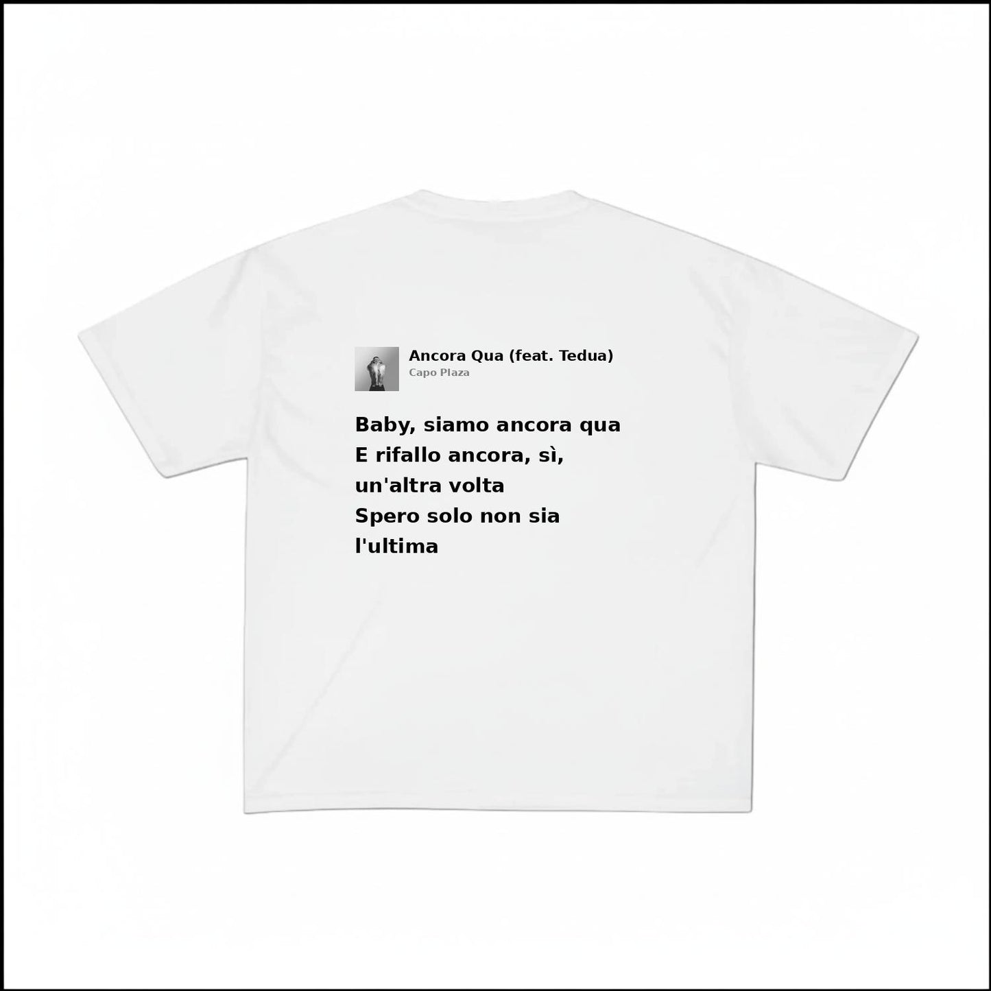 ANCORA QUA - CAPO PLAZA | BASIC TEE