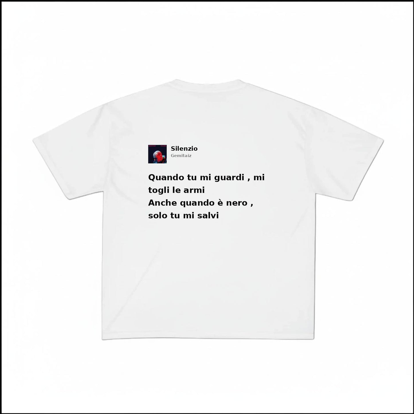 SILENZIO - GEMITAIZ | BASIC TEE