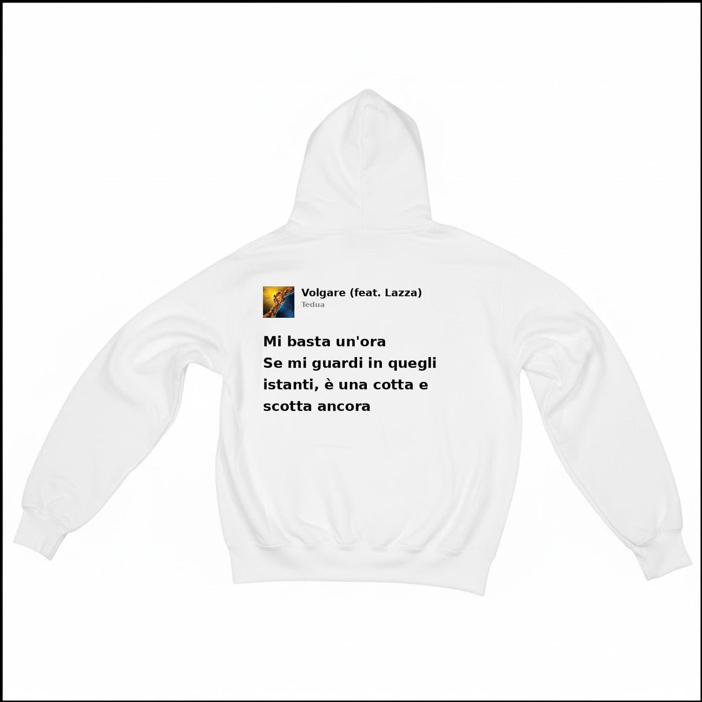 VOLGARE - TEDUA | BASIC HOODIE