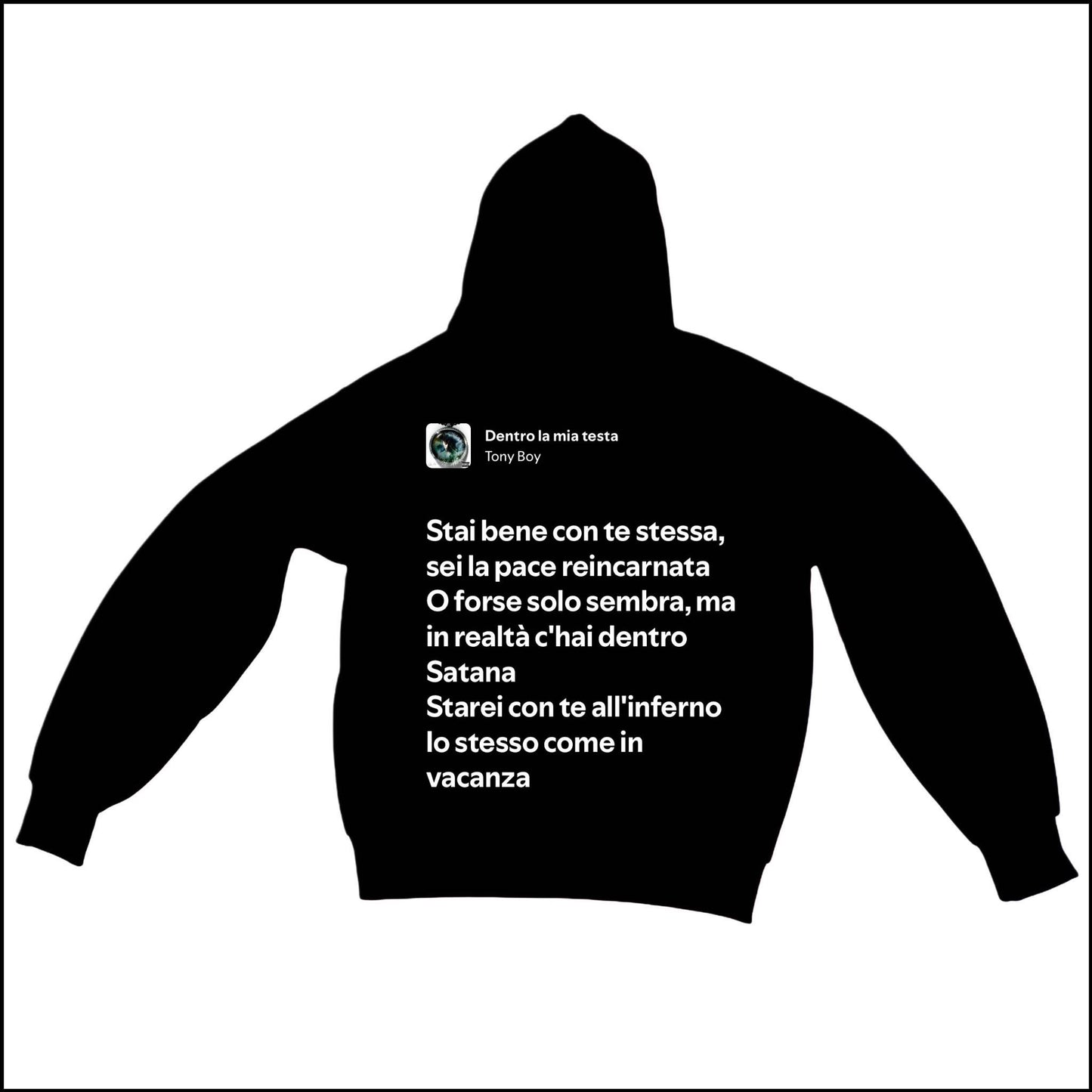 DENTRO LA MIA TESTA - TONY BOY | BASIC HOODIE