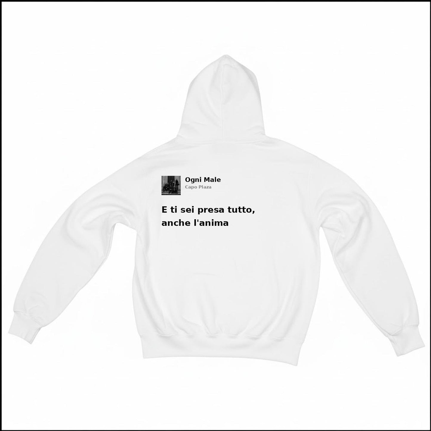 OGNI MALE - CAPO PLAZA | BASIC HOODIE