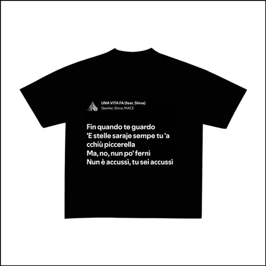UNA VITA FA - GEOLIER | BASIC TEE