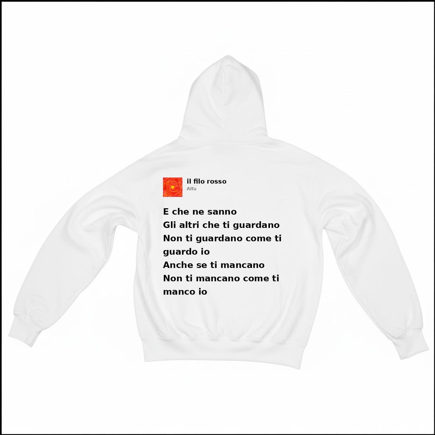 IL FILO ROSSO - ALFA | BASIC HOODIE