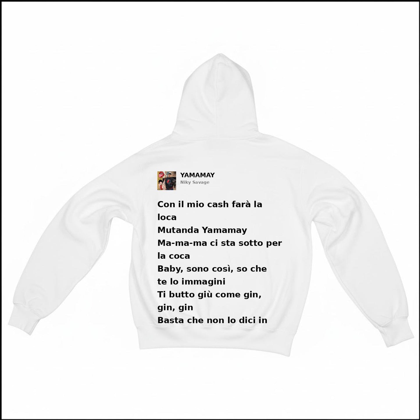 YAMAMAY - NIKY SAVAGE | BASIC HOODIE