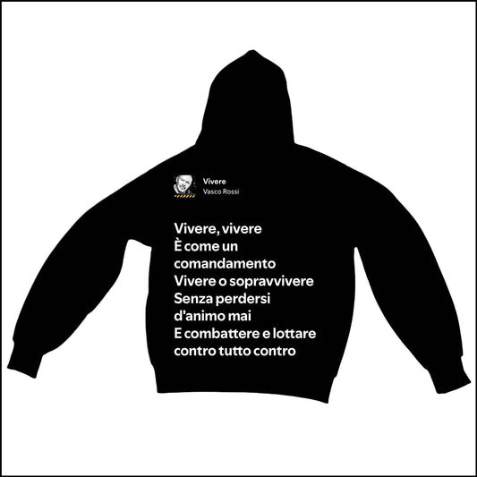 VIVERE - VASCO ROSSI | BASIC HOODIE