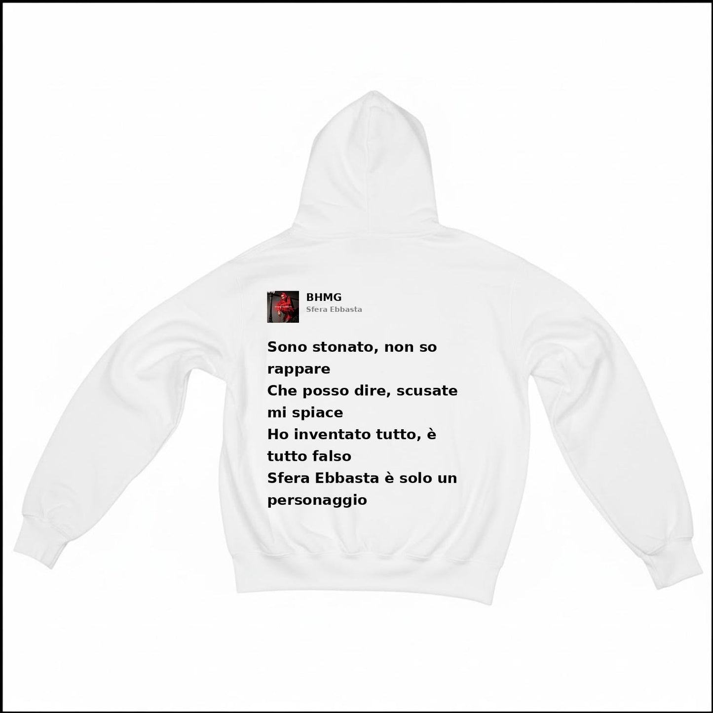 BHMG - SFERA EBBASTA | BASIC HOODIE