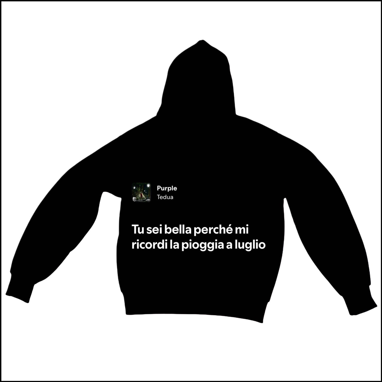 PURPLE - TEDUA | BASIC HOODIE