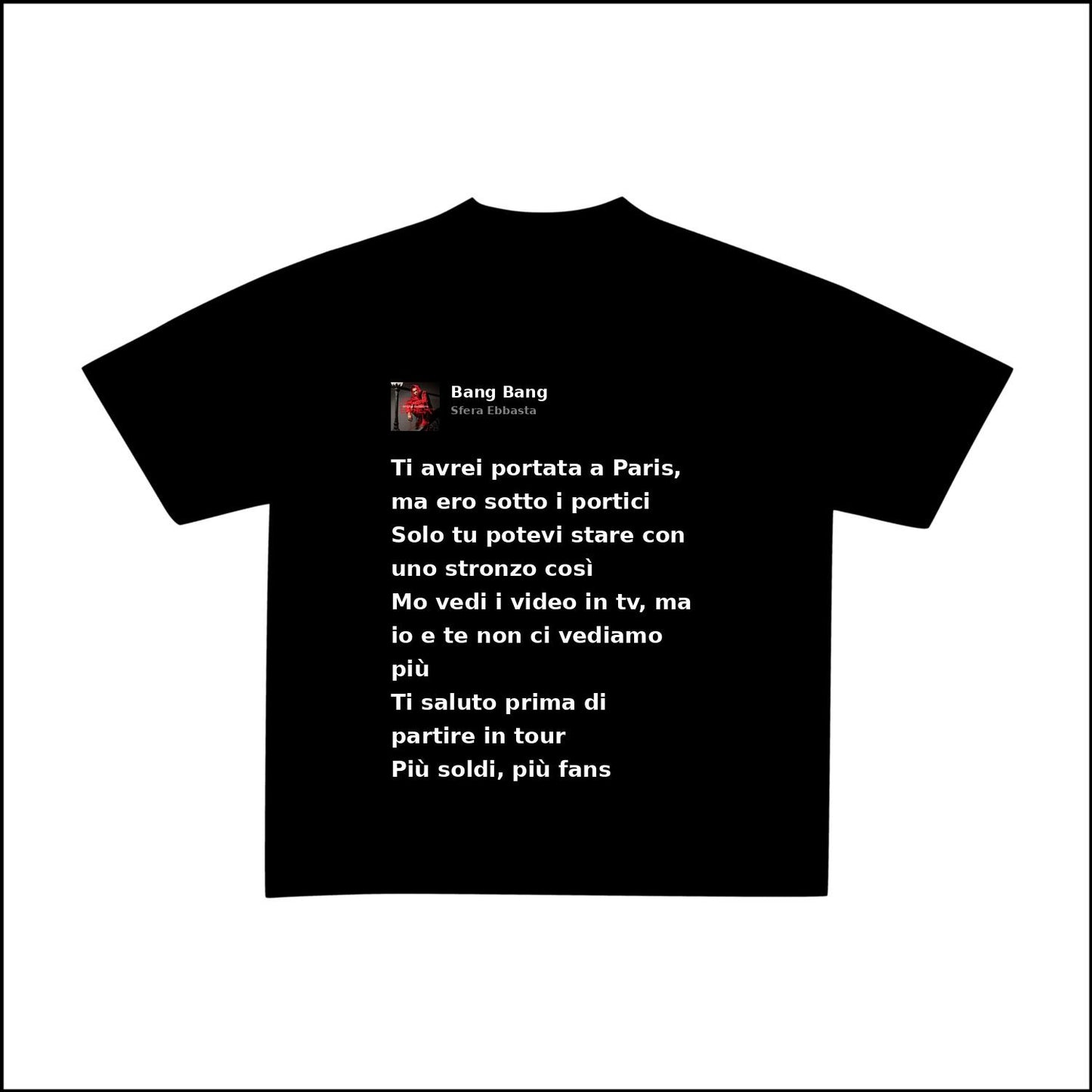 BANG BANG - SFERA EBBASTA | BASIC TEE