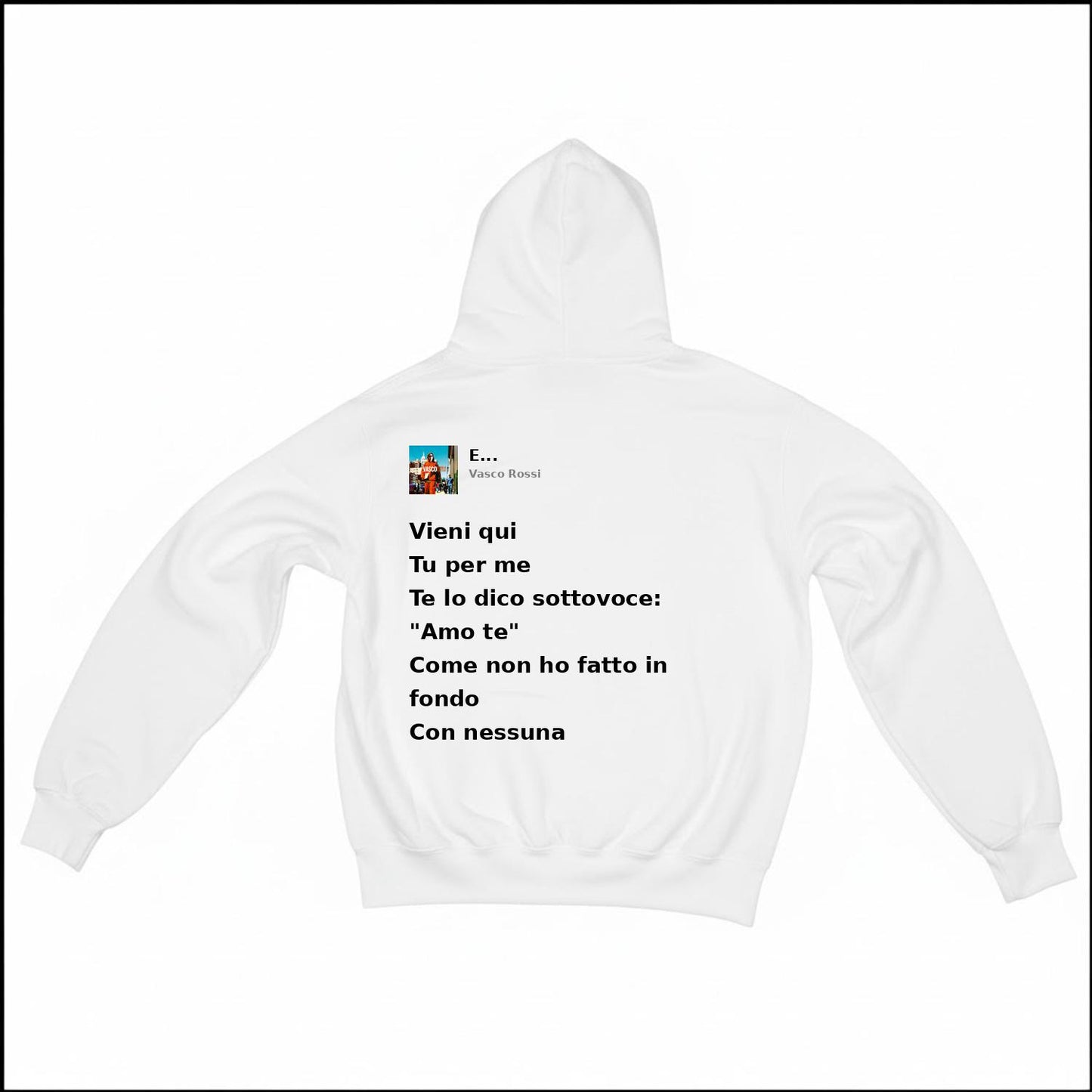 E... - VASCO ROSSI | BASIC HOODIE