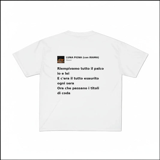 LUNA PIENA (CON IRAMA) - RKOMI | BASIC TEE