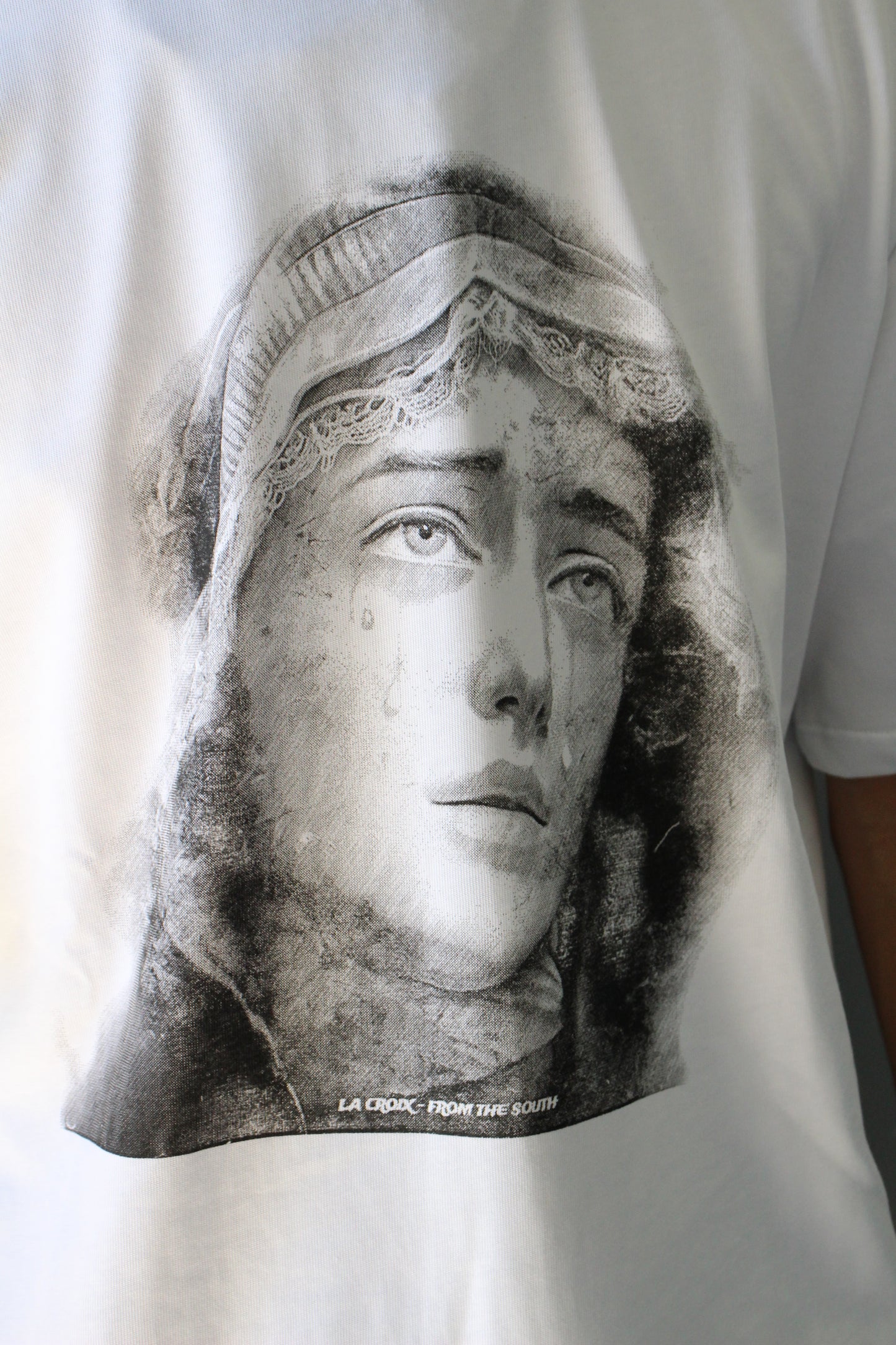 VIRGIN MARY - WHITE TEE | LA CROIX x UNDERGROUND