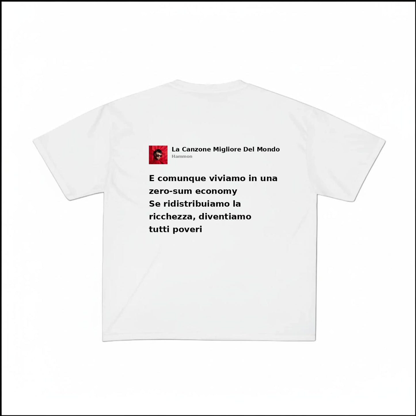LA CANZONE MIGLIORE DEL MONDO - HAMMON | BASIC TEE